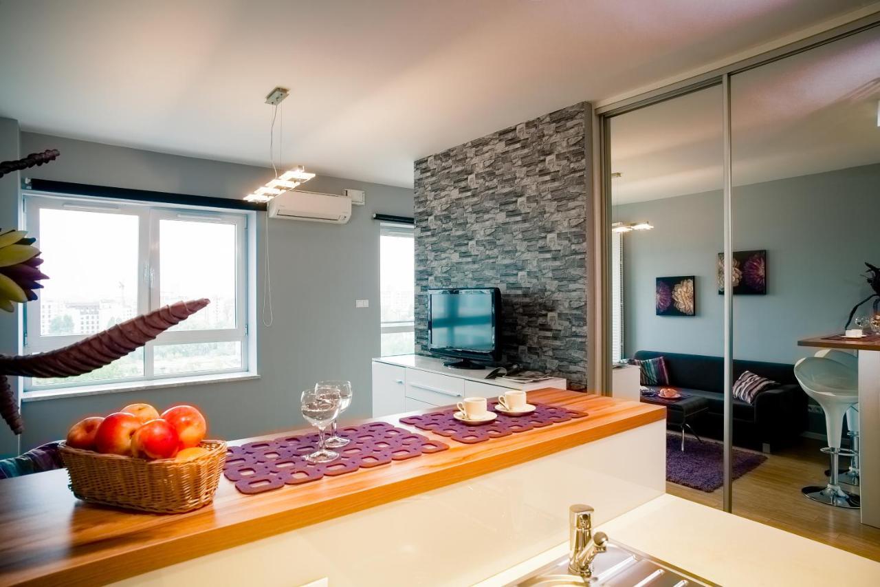 Platinum Towers Luxury Apartments وارسو المظهر الخارجي الصورة